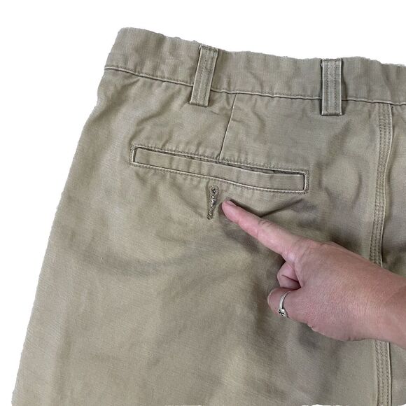Duluth‎ Trading Pants Men's 40x32 Beige Standard Fit Work Wear Chinos - Picture 13 of 14